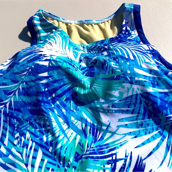 Swimsuits for All Women’s Swimsuit Bathing Suit High Neck Bikini Tankini L 14 - Picture 2 of 9